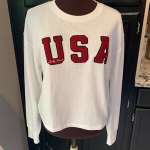 Lucky Brand USA Sweatshirt NWT Medium
